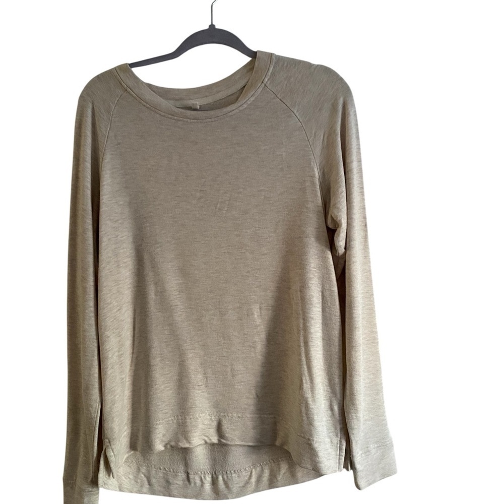 Lou & Grey Beige Long Sleeve Tee
